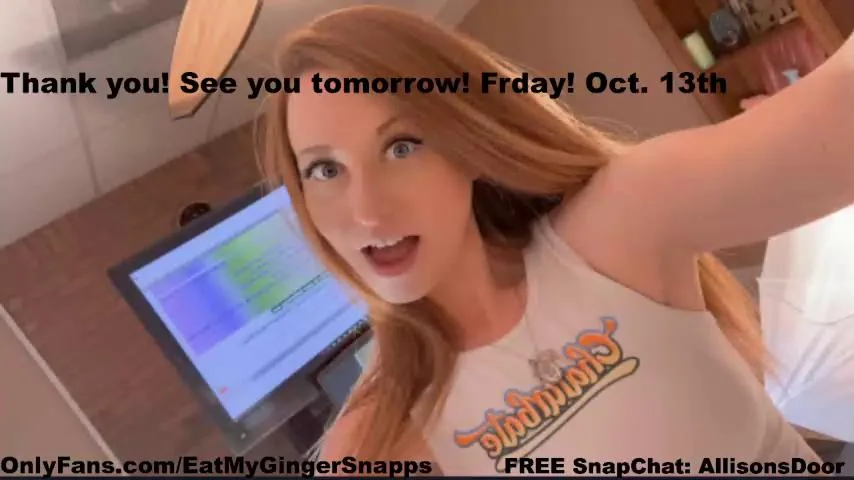 Eatmygingersnapps Cam Show Recorded 2023-10-12