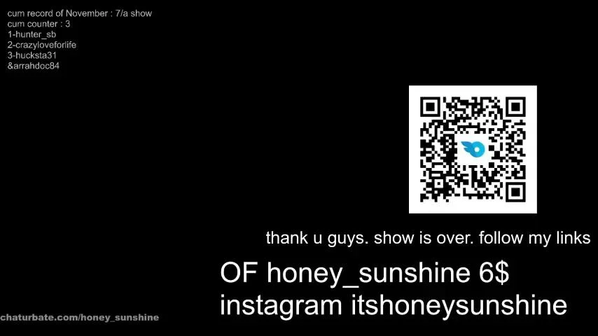 Honey_sunshine Cam Show Recorded 2023-11-20 Chaturbate