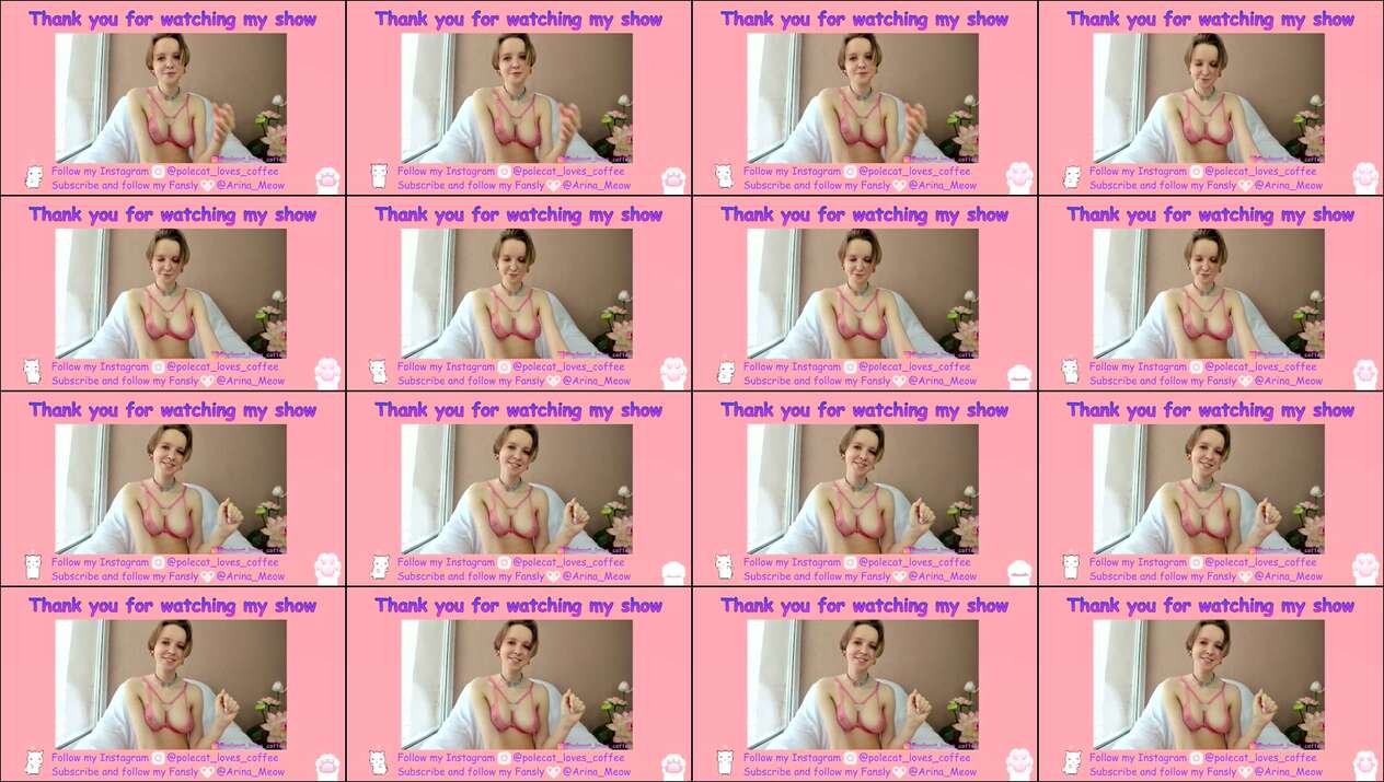 Arinameow Cam Show Recorded 2023-11-22