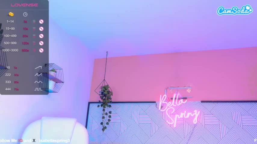 B3llaSpring Cam Show Recorded 2023-12-12