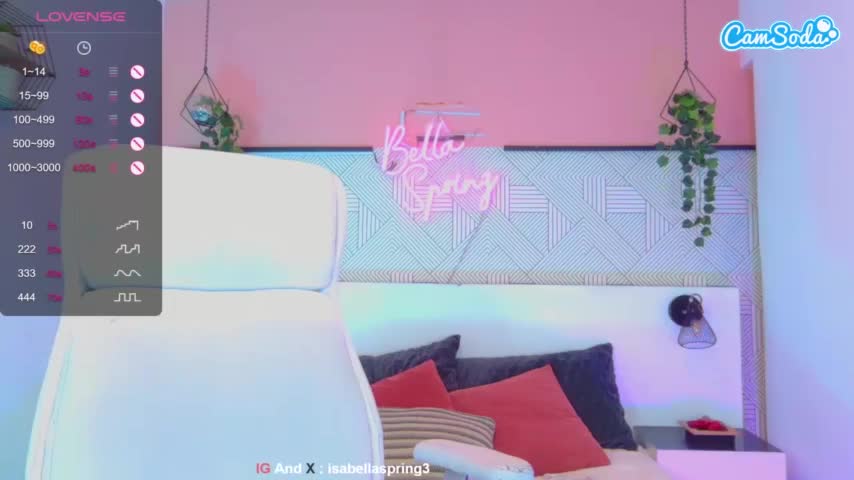 B3llaSpring Cam Show Recorded 2023-09-27