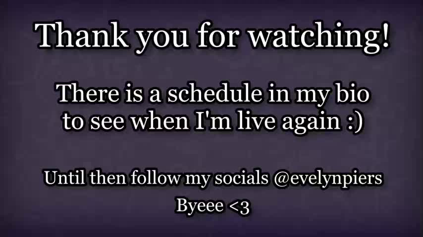 Evelynpiers Cam Show Recorded 2023-09-17 Chaturbate