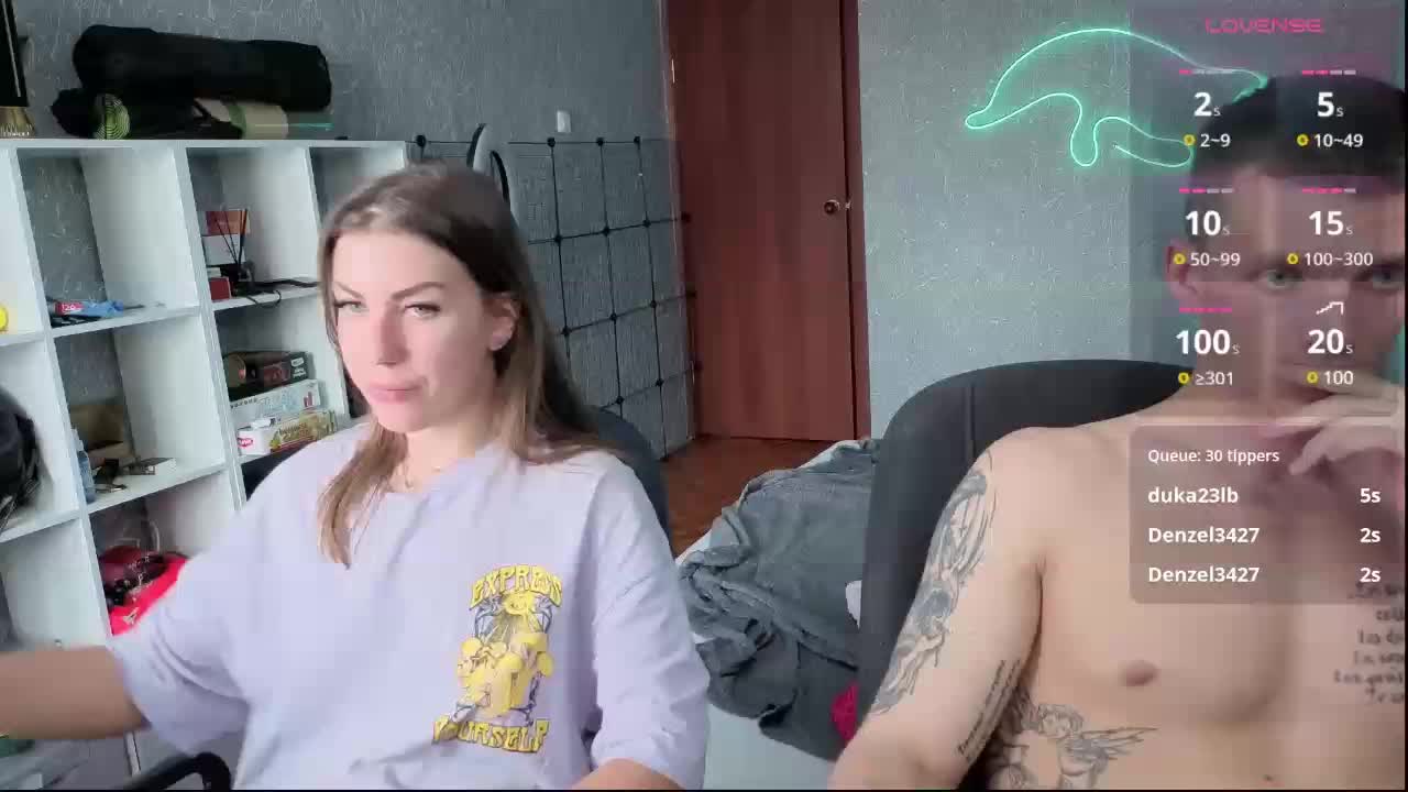 Hornylovercouple Cam Show Recorded 2025-04-30