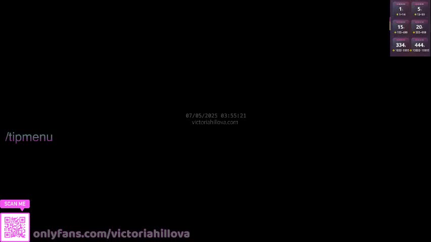 Victoriahillova Cam Show Recorded 2025-05-07