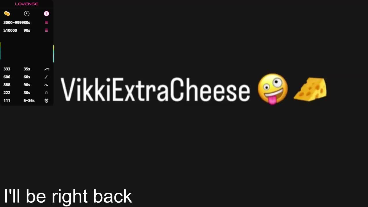 VikkiExtraCheese Cam Show Recorded 2025-05-13